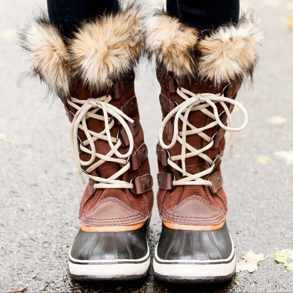 Sorel Women's Brown Joan Of Arctic Boot in Tobacco - Picture 2 of 12